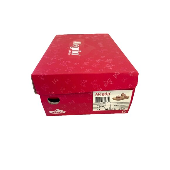 Alegria Mena Sandals Women’s 10.5 EU 41 Mauve Mist Leather Cork Platform Comfort - Picture 8 of 8